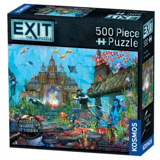 Exit Puzzle - The Key to Atlantis 500 Bitar | Tidsbegränsat erbjudande