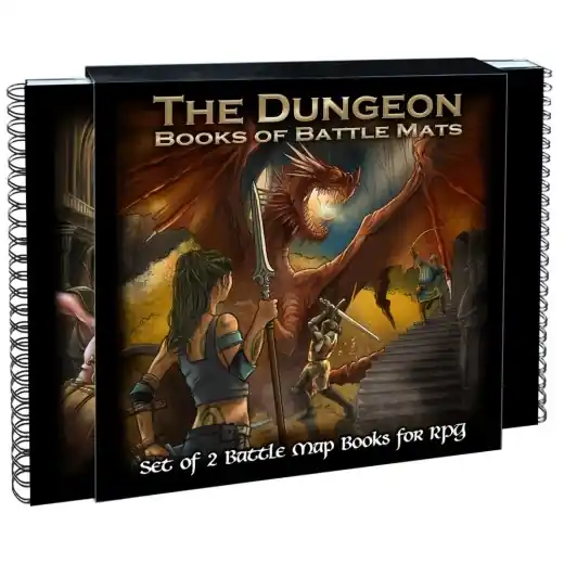 Books of Battle Mats - The Dungeon | Skynda dig