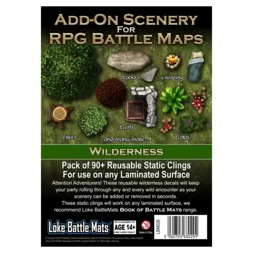 Finns i lager | Add-On Scenery for RPG Maps - Wilderness (Exp.)