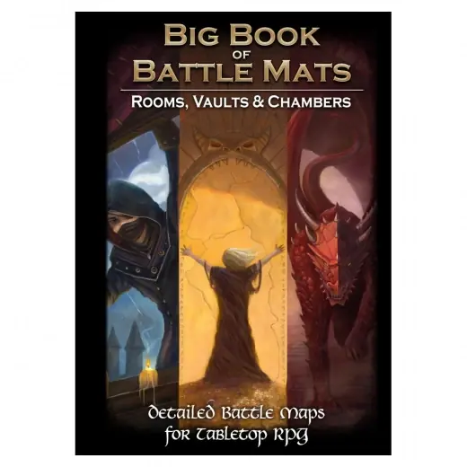 Dagens deal | Big Book of Battle Mats - Rooms, Vaults & Chambers