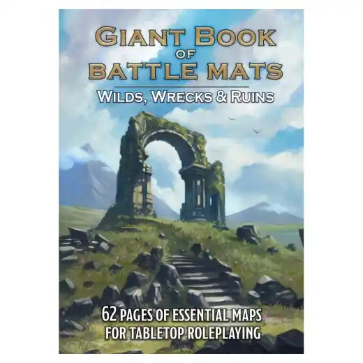 Extra rabatt | Giant Book of Battle Mats - Wilds, Wrecks & Ruins