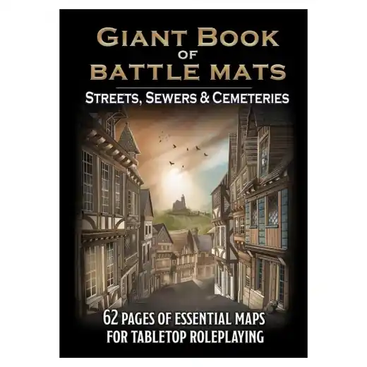 Toppkvalitet - Giant Book of Battle Mats - Streets, Sewers & Cemeteries