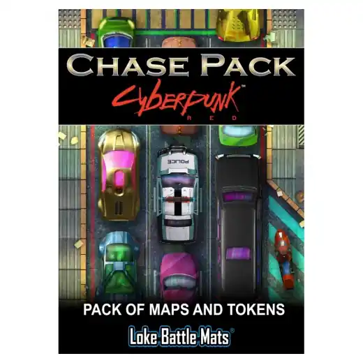 Dagens deal | Pack of Maps and Tokens - Chase Pack Cyberpunk (Exp.)