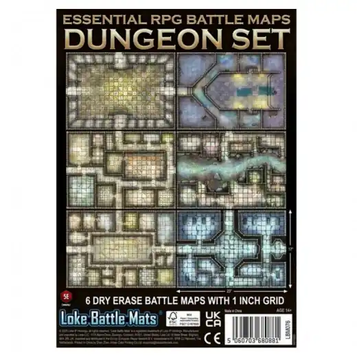 Essential RPG Battle Maps - Dungeon Set | Storsäljare
