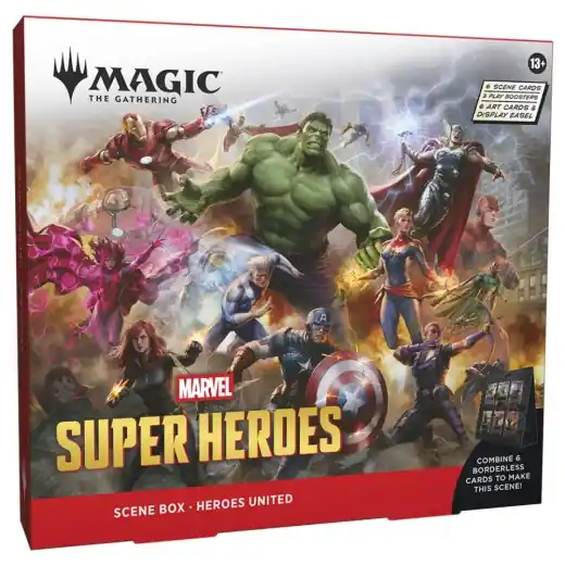 Bästa pris - Magic The Gathering - Marvel Super Heroes Scene Box Heroes United