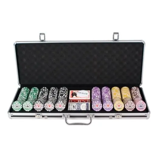 Pokerset Deluxe 500 High Stakes - Efterfrågad