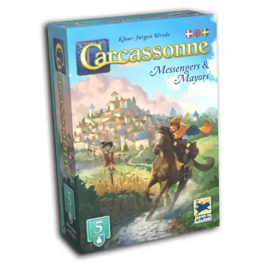 Carcassonne Messengers & Mayors (Exp.) (Swe) - Nyinkommet