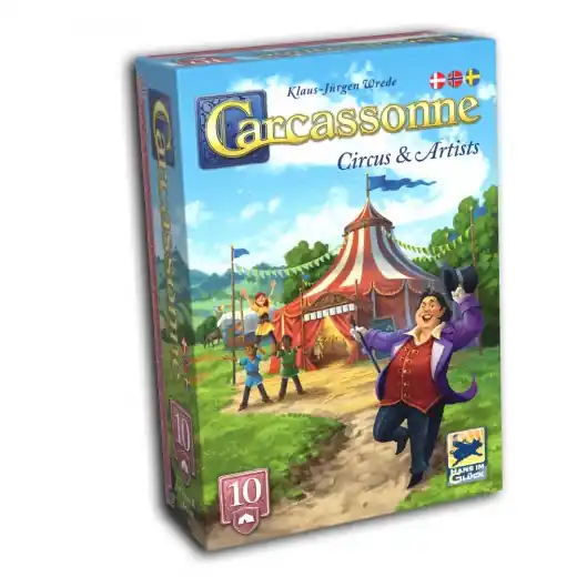 Carcassonne Circus & Artists (Swe) (Exp.) - Tidsbegränsat erbjudande