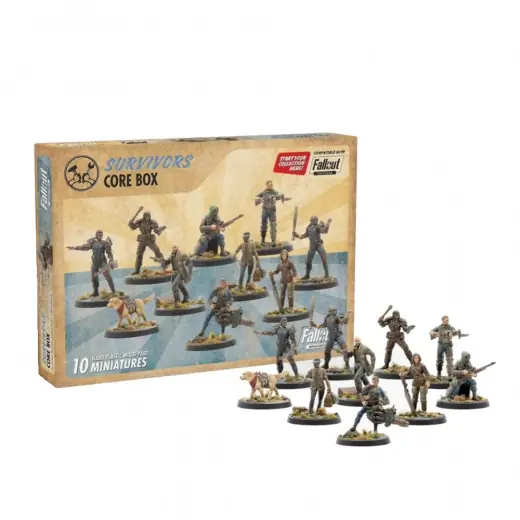 Fallout Miniatures Survivors Core Box (Exp.) - Kan beställas