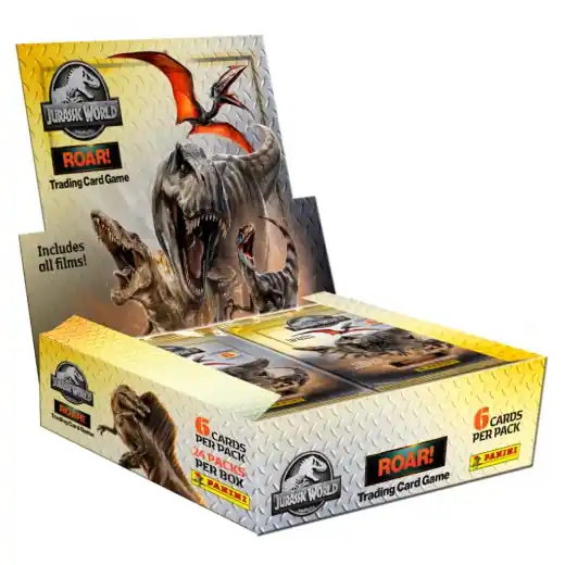 Direkt från fabriken - Jurassic World Roar - Samlarkort Booster Display