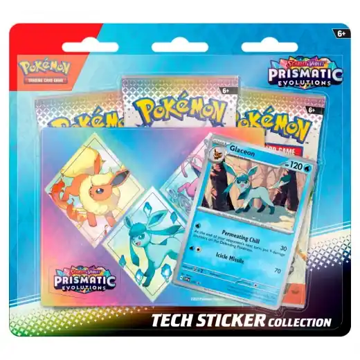 Kampanjen går snart ut - Pokémon TCG Prismatic Evolutions Tech Sticker Collection - Glaceon
