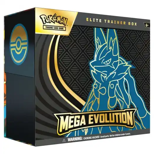 Lågt pris - Pokémon TCG Mega Evolution Elite Trainer Box Mega Lucario