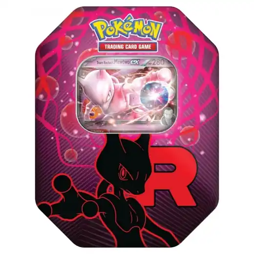 Pokémon TCG Team Rocket Tin - Mewtwo ex - Handla nu
