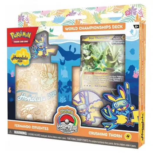 Direkt från tillverkaren - Pokémon TCG 2024 World Championships Deck - Iron Thorns ex