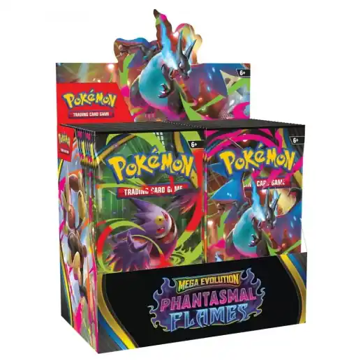 Finns tillgänglig | Pokémon TCG Phantasmal Flames Booster Display