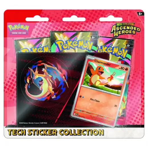 Pokémon TCG Ascended Heroes - Tech Sticker Collection Charmander | Endast denna vecka
