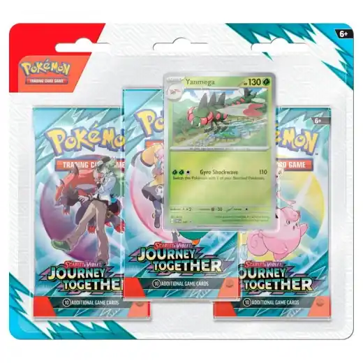 Outlet - Pokémon TCG Journey Together Boosters 3-Pack Yanmega