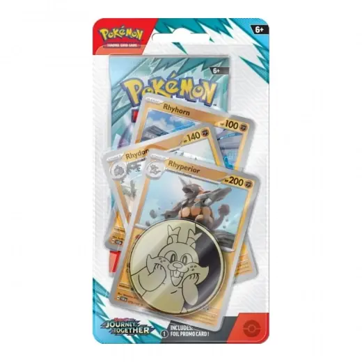 Pokémon TCG Journey Together Premium Checklane Rhyperior - Få kvar i lager