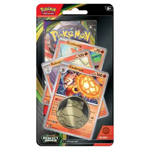 Snart slut | Pokémon TCG Perfect Order - Premium Checklane Cinderace