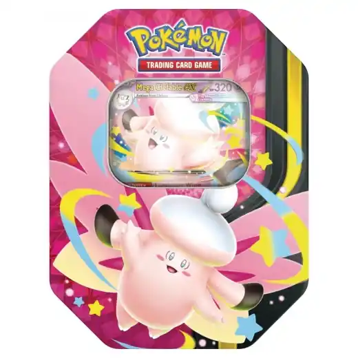 Mycket efterfrågad - Pokémon TCG Mega Clefable ex Tin - Summer 2026