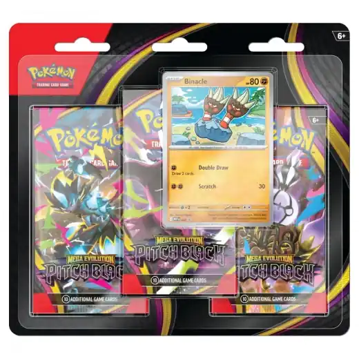 Pokémon TCG Pitch Black - Booster 3-Pack Binacle - Beställ nu