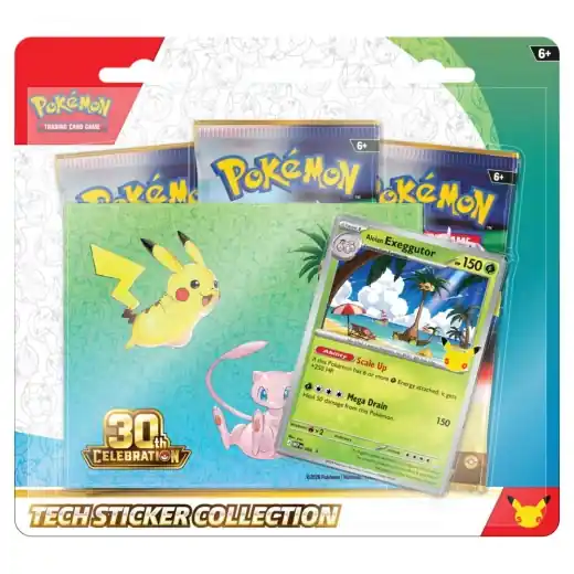 Pokémon TCG 30th Celebration - Exeggutor Tech Sticker Collection | Bra pris