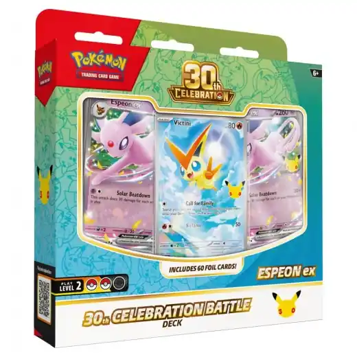 Pokémon TCG 30th Celebration - Espeon ex Battle Deck - Mycket uppskattad