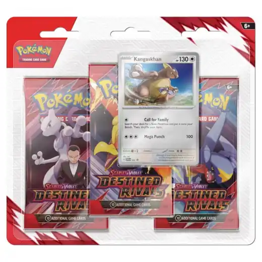 Passa på nu | Pokémon TCG Destined Rivals Boosters 3-Pack Kangaskhan