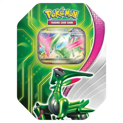Pokémon TCG Paradox Clash Tin - Iron Leaves ex - Kundernas favorit