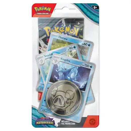 Pokémon TCG Twilight Masquerade Premium Checklane Kingdra - Specialerbjudande