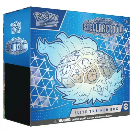 Pokémon TCG Stellar Crown Elite Trainer Box - Finns tillgänglig