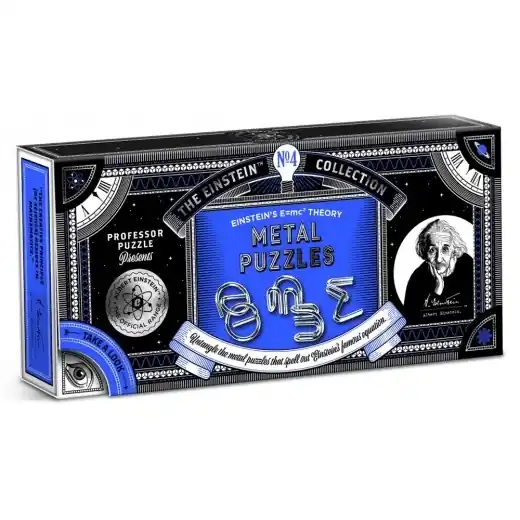Einstein E=mc2 Metal Puzzle - Lägg i varukorg