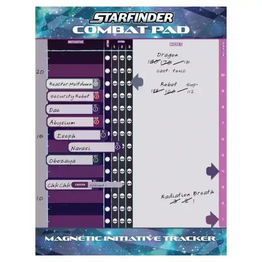 Starfinder RPG Combat Pad - Sänkt pris