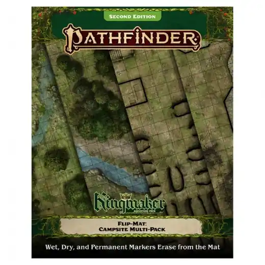 Pathfinder RPG Flip-Mat Kingmaker - Campsite Multi-Pack - Missa inte erbjudandet