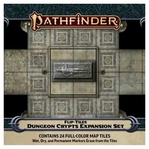 Ny lansering - Pathfinder RPG Flip-Tiles - Dungeon Crypts Expansion