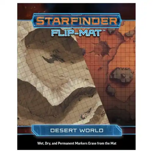 Starfinder RPG Flip-Mat - Desert World | Missa inte