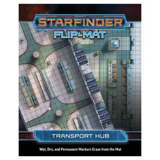 Starfinder RPG Flip-Mat - Transport Hub | Rabatter