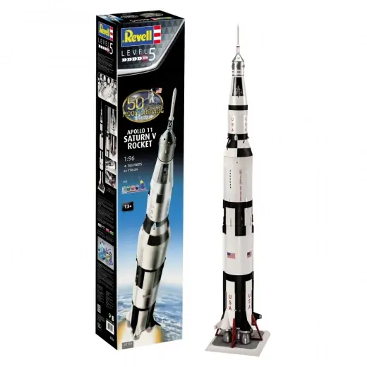 Lågt pris | Revell - Apollo 11 Saturn V Rocket 1 96