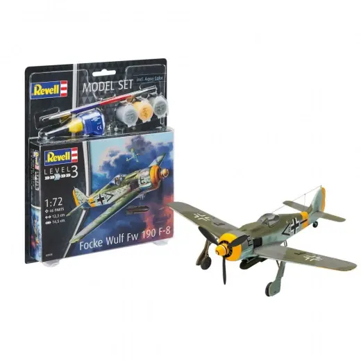 Dagens erbjudande - Revell Model Set - Focke Wulf Fw 190 F-8 1 72 - 46 Bitar