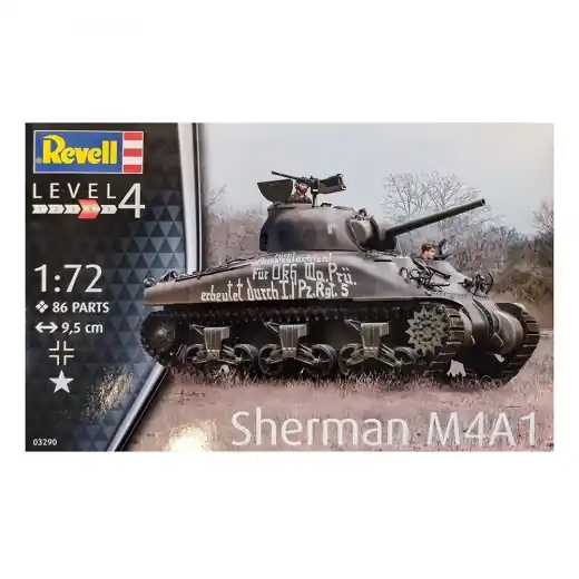 Extra rabatt - Revell - Sherman M4A1 1 72 - 86 Bitar