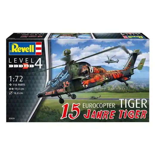 Populär | Revell - Eurocopter Tiger "15 Jahre Tiger" 1 72 - 116 Bitar