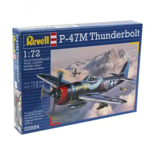 Revell - P-47M Thunderbolt 1 72 - 67 Bitar - Prissänkt