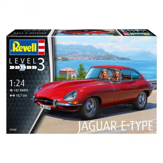 Slutrea - Revell - Jaguar E-Type 1 24 - 142 Bitar