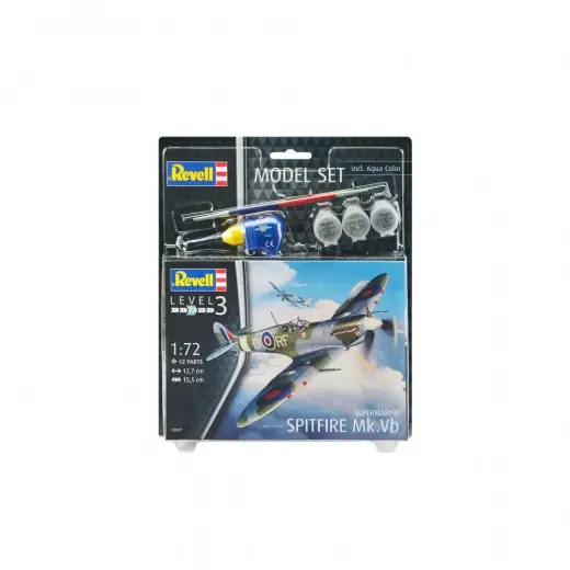 Spara nu | Revell Model Set - Spitfire Mk.Vb 1 72 - 42 Bitar