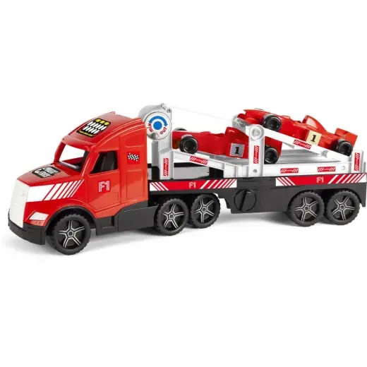 Begränsat lager | SKADAT Wader Magic Truck Action Formula 1 Lastbil