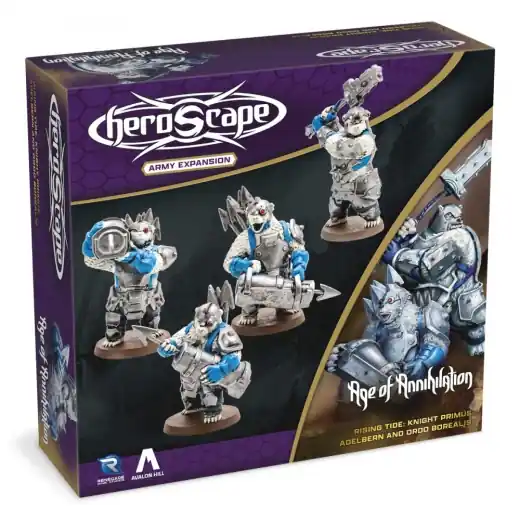 Heroscape Rising Tide Knight Primus Adelbern & Ordo Borealis Army Expansion | Kampanjpris