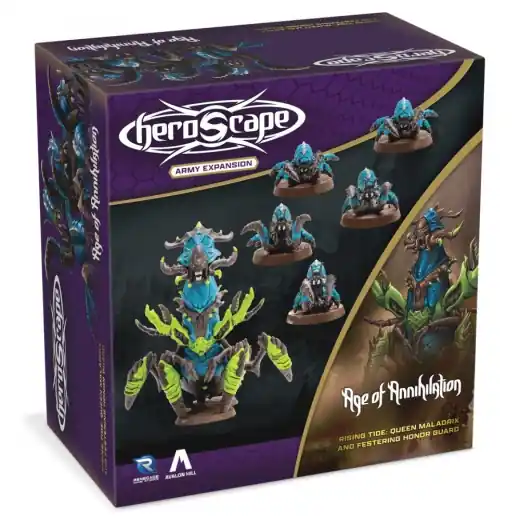 Heroscape Rising Tide Queen Maladrix & Festering Honor Guard Army Expansion | Kundfavorit