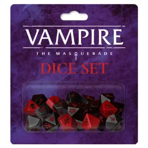 Vampire The Masquerade RPG - Dice Set - Beställ direkt