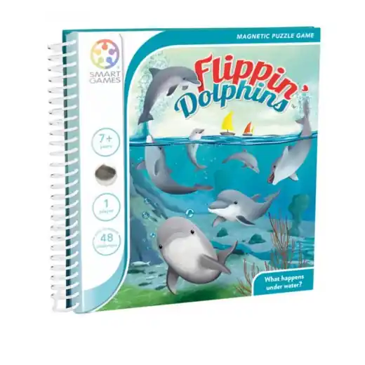 Flippin Dolphins Magnetiskt resespel | Toppkvalitet
