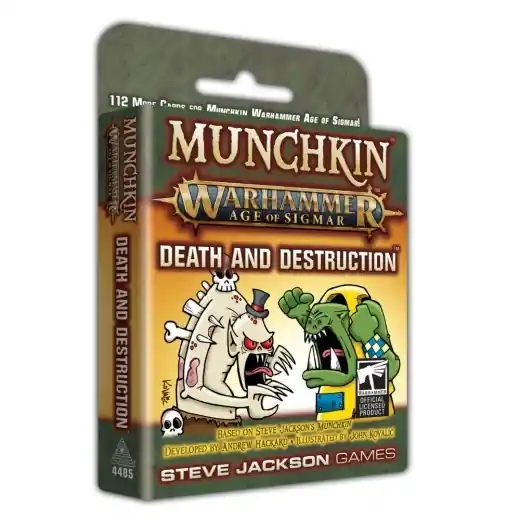 Specialerbjudande - Munchkin Warhammer Age of Sigmar - Death and Destruction (Exp.)